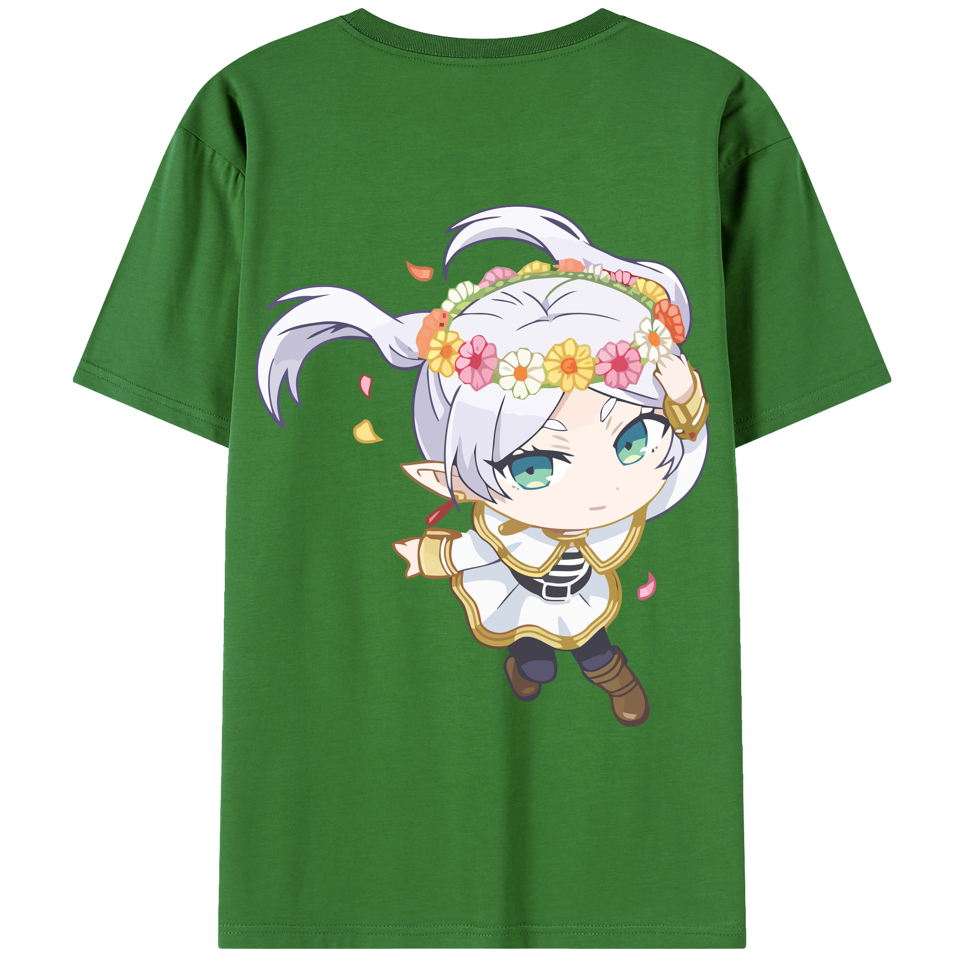 （画像用） 葬送のフリーレン Frieren レディース半袖Tシャツ(バックプリント)